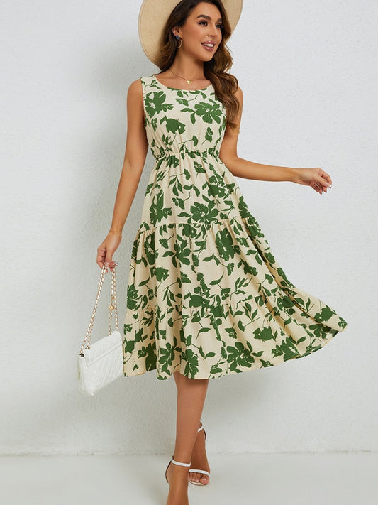 Mila | Floral Midi Dress